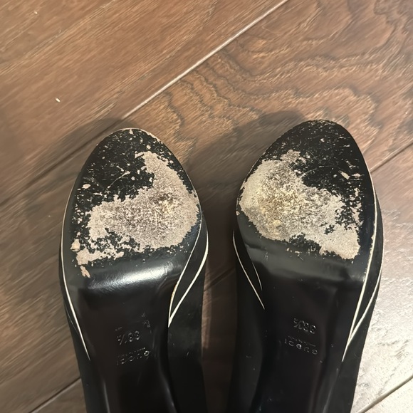 Gucci Black Suede Huston Platform Pumps - Picture 4 of 7